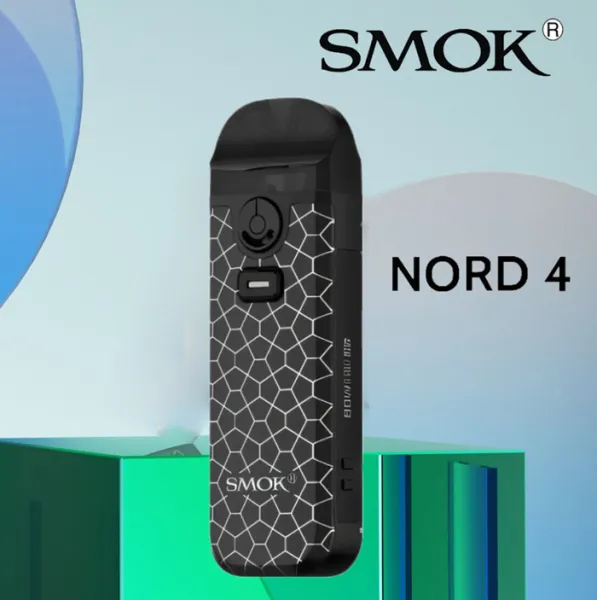 SMOK Nord 4 Pod Kit – Black Armor | 80 W, 2000 mAh, 4,5 ml Pod – Perfekt für MTL & DTL Dampfen